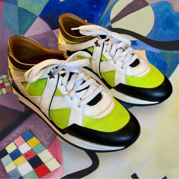 Jimmy Choo | Shoes | Nib Jimmy Choo Sz9 Lime Green Black  display picture 2